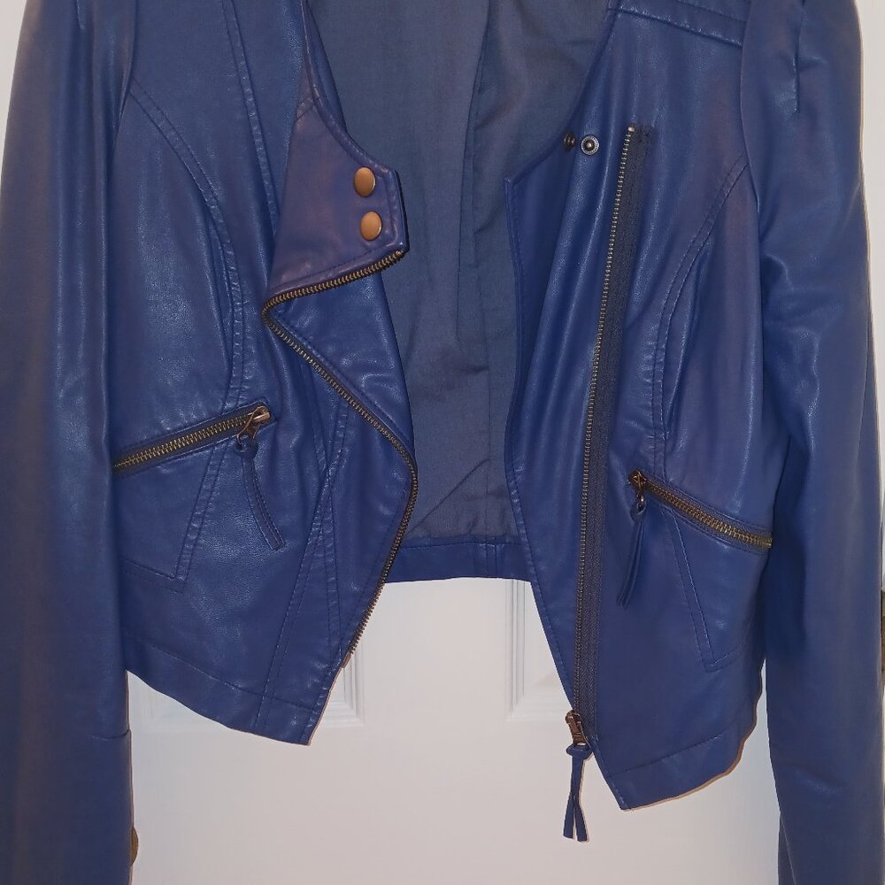 Free People Faux Leather Women's Moto Jacket